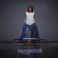 Experimental Dark Blue assimetrical maxi skirt with abstrack pattern by Squareroot5 wear.